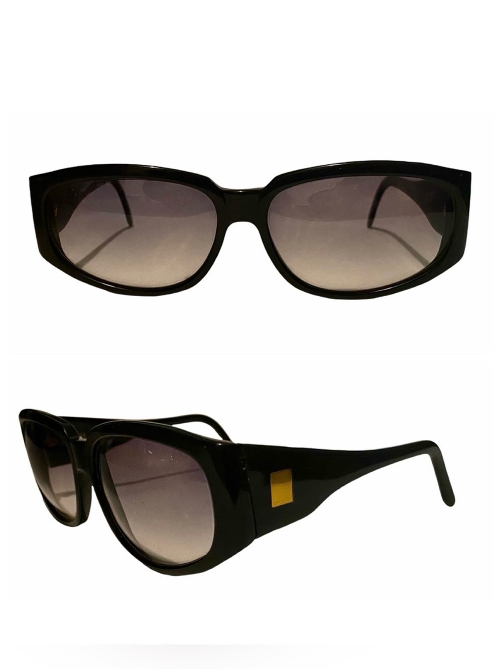 Vintage Ultra France Lido Sunglasses‎ in Black, 1980’s Vintage Sunglasses